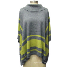 Ladies Turtleneck Cloak Loose Knitted Sweater